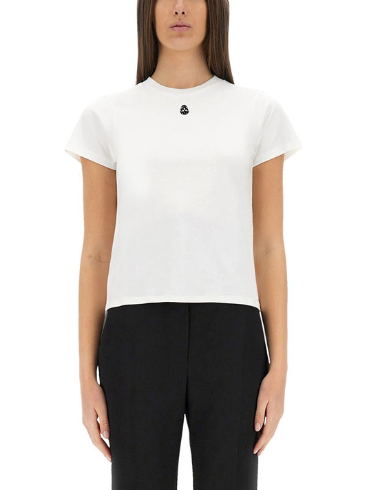 Alexander Mcqueen T-SHIRT WITH "SKULL" EMBROIDERY