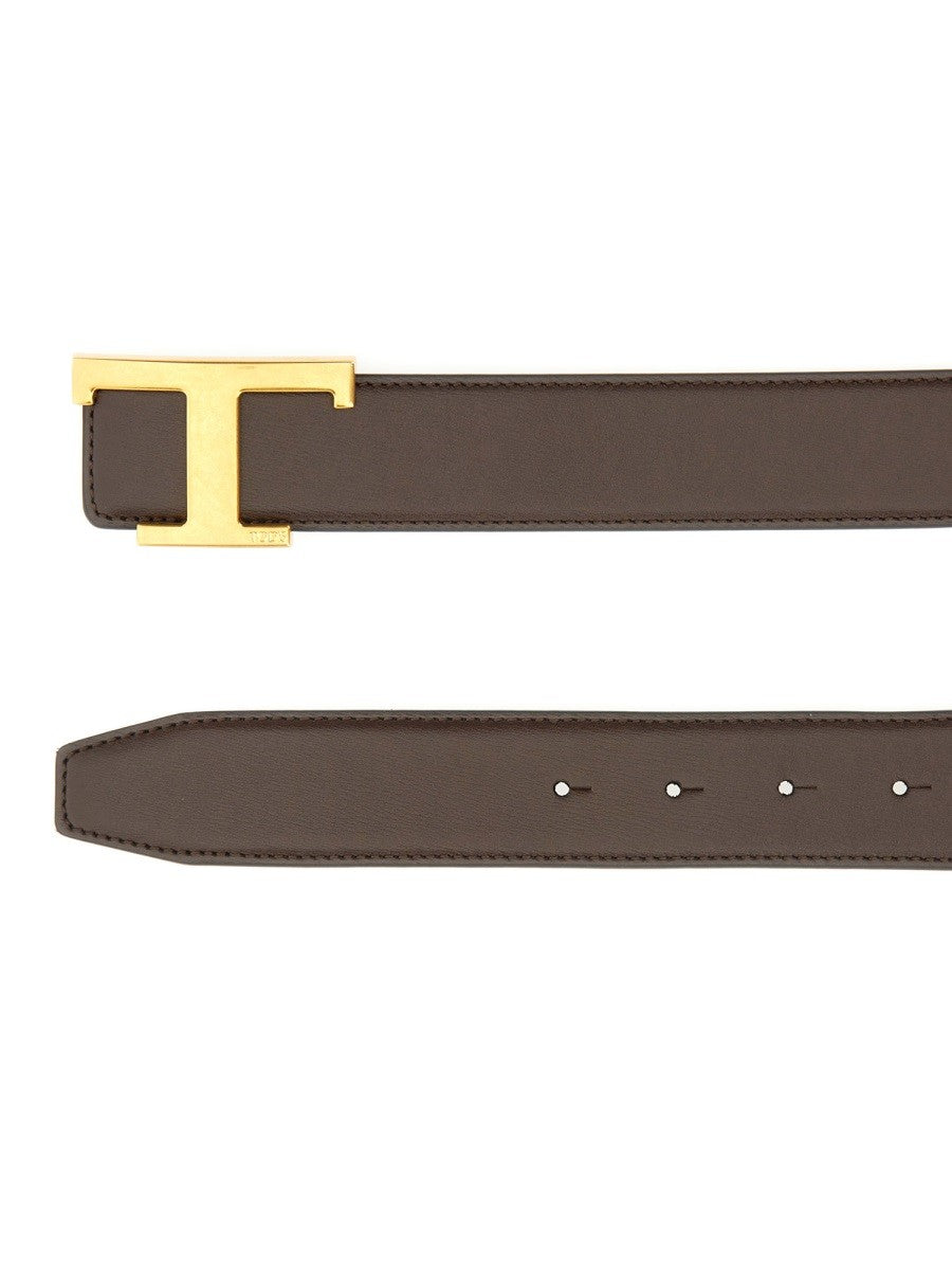 TOD'S "T TIMELESS" REVERSIBLE BELT
