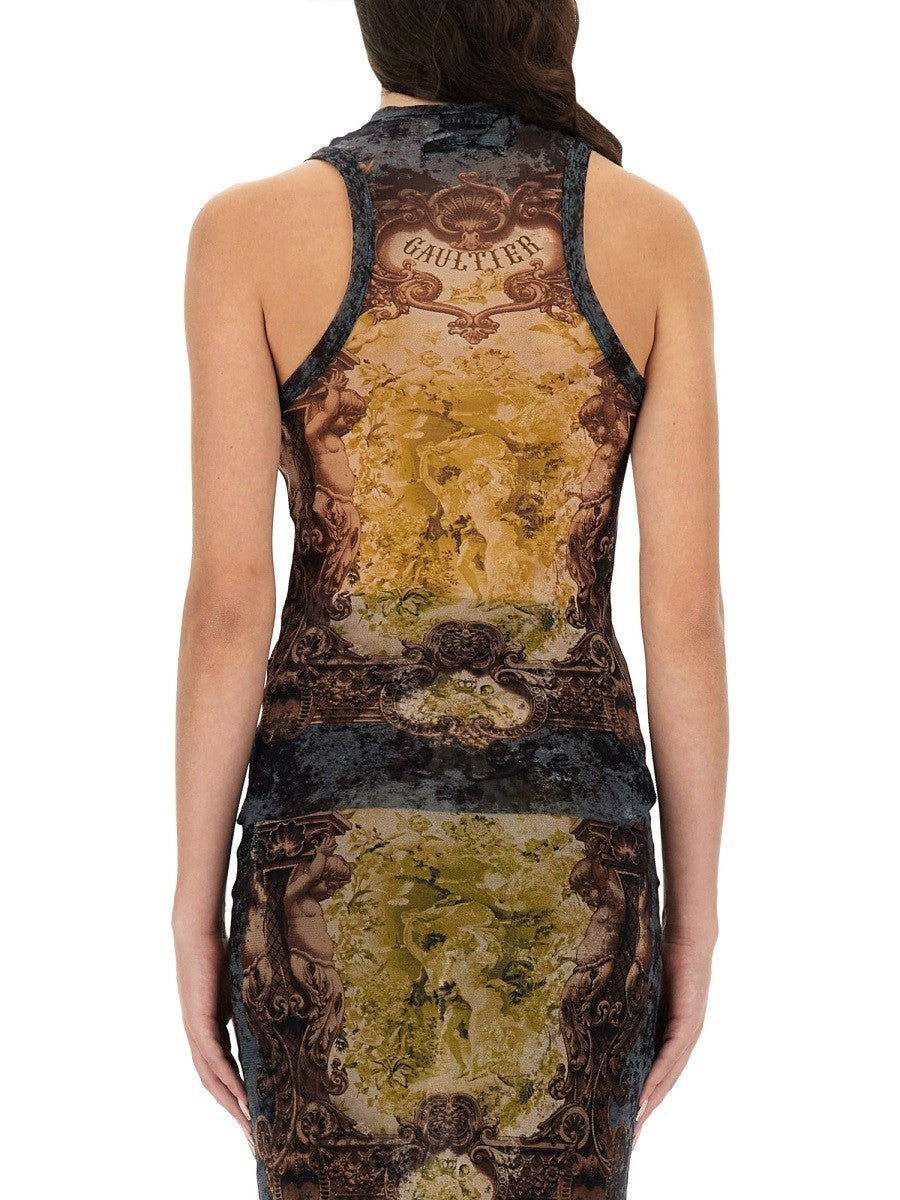 JEAN PAUL GAULTIER TANK TOP "MÉDAILLON"