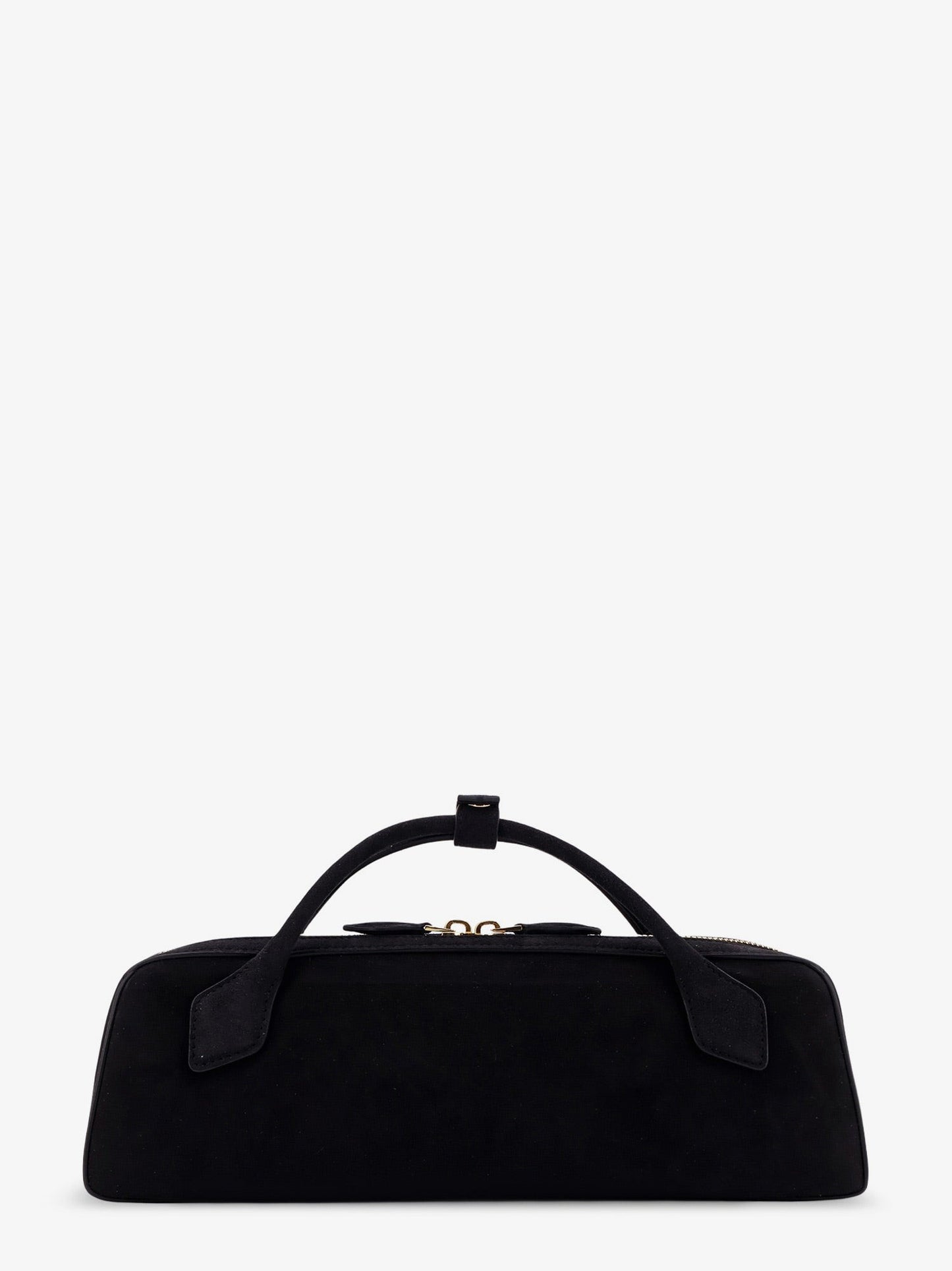 ALAIA Teckel Clutch suede handbag
