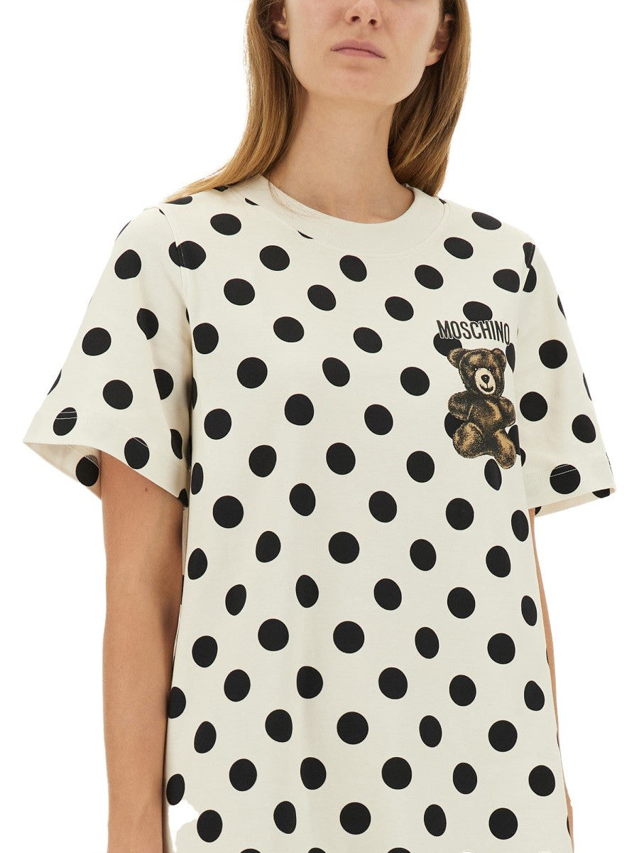 Moschino "TEDDY POLKA DOTS" DRESS