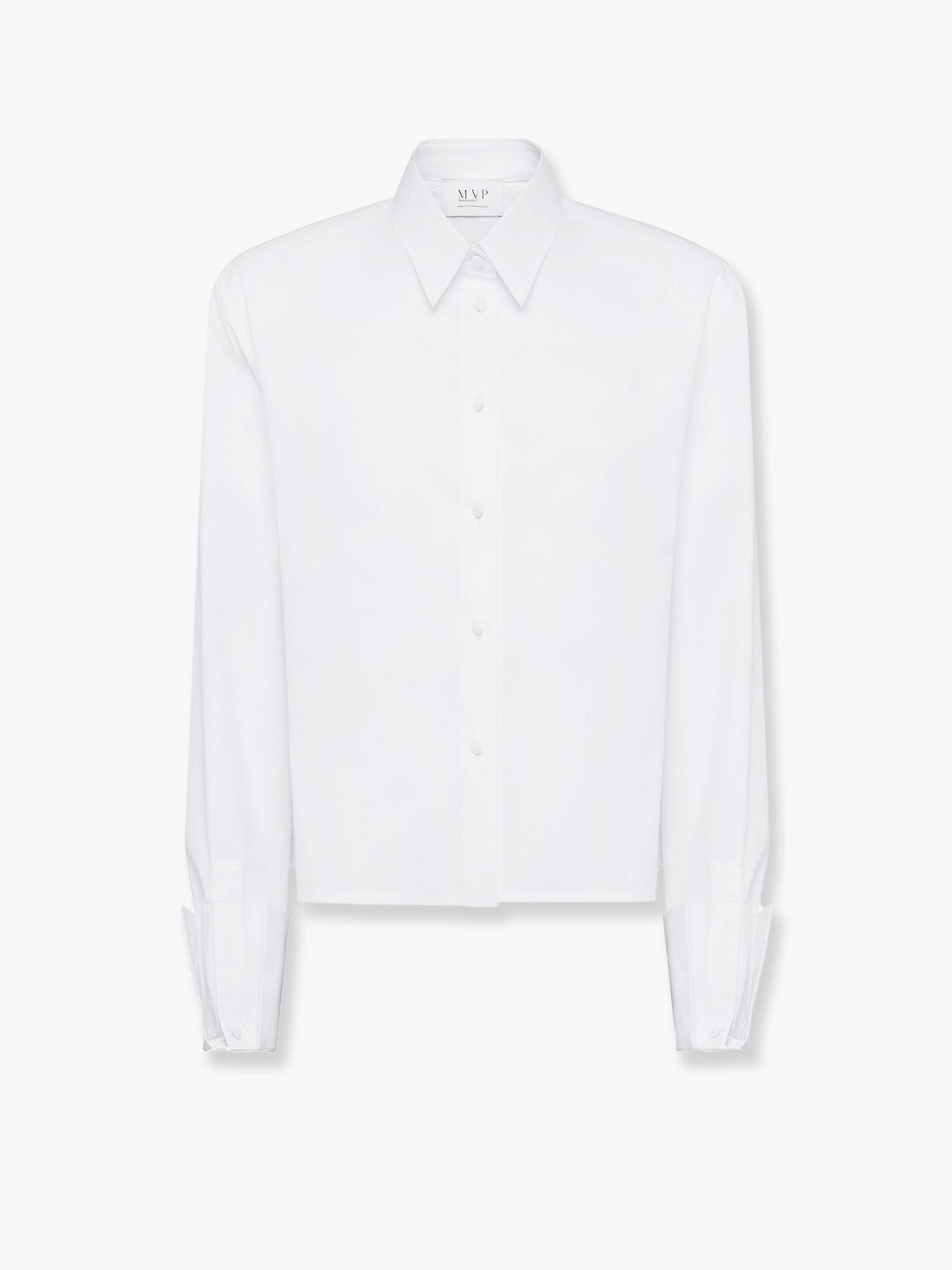 MVP WARDROBE Tessa cotton shirt with maxi cuffs