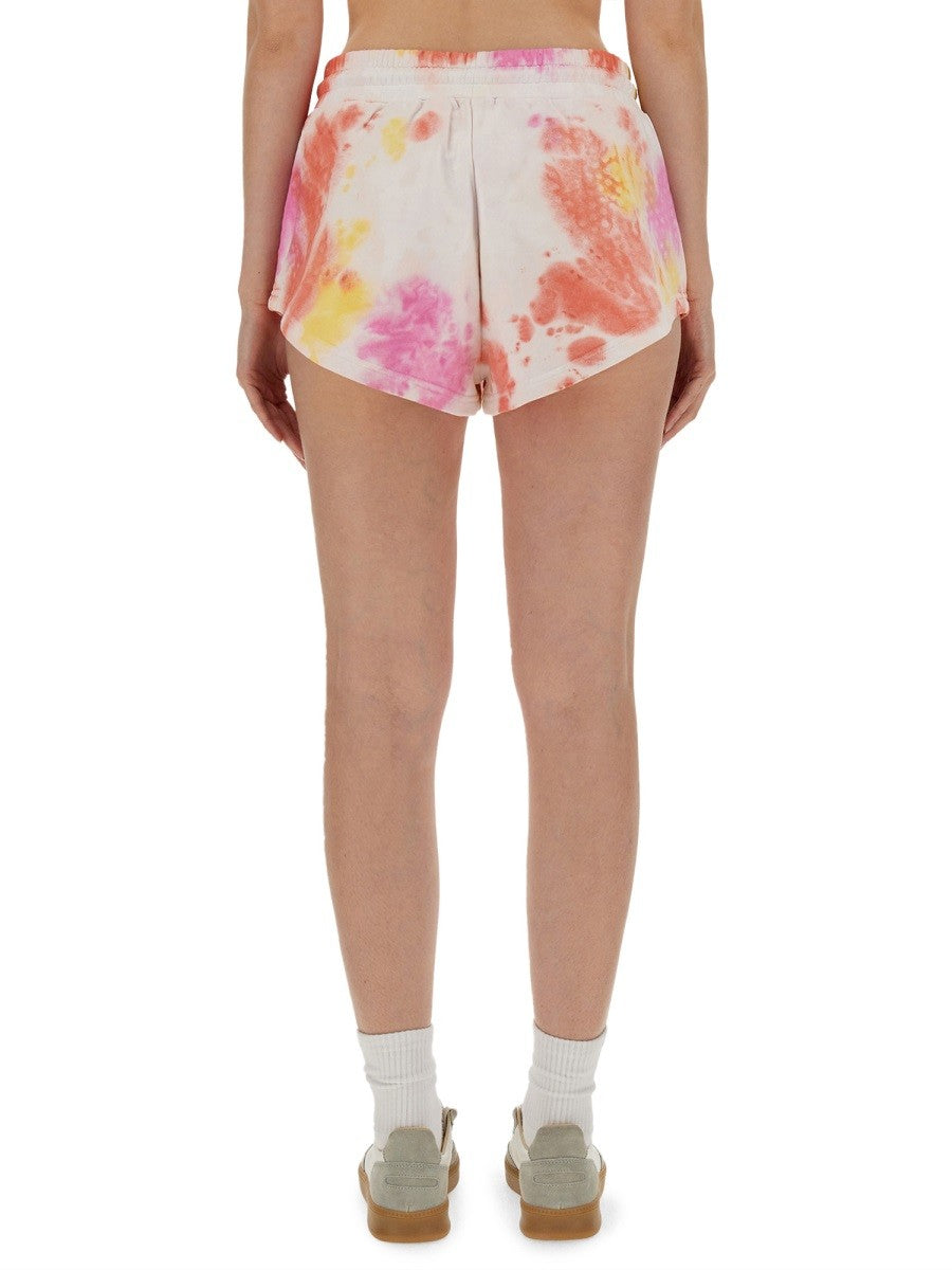 msgm TIE-DYE BERMUDA SHORTS