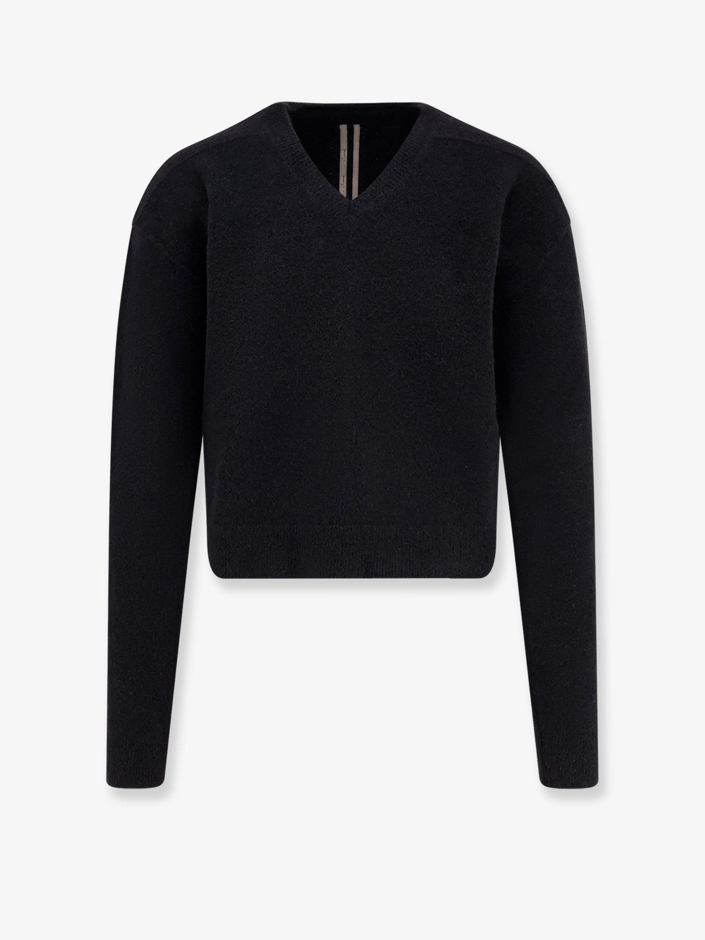 RICK OWENS Tommy V neck alpaca blend sweater