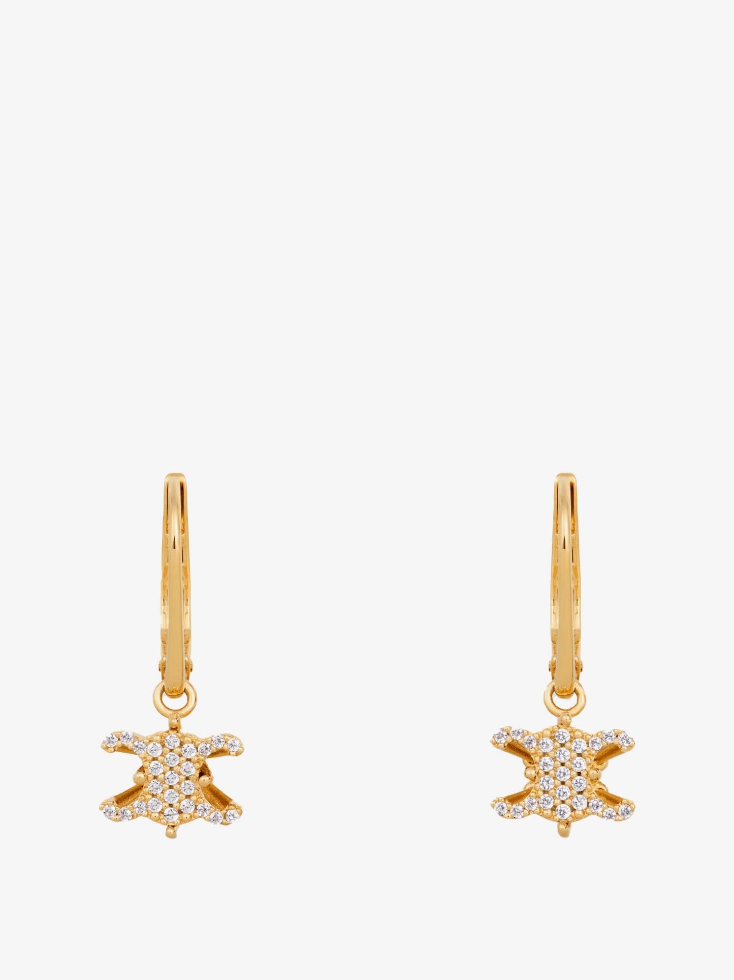 Celine Triomphe Solitaire Sparkle earrings
