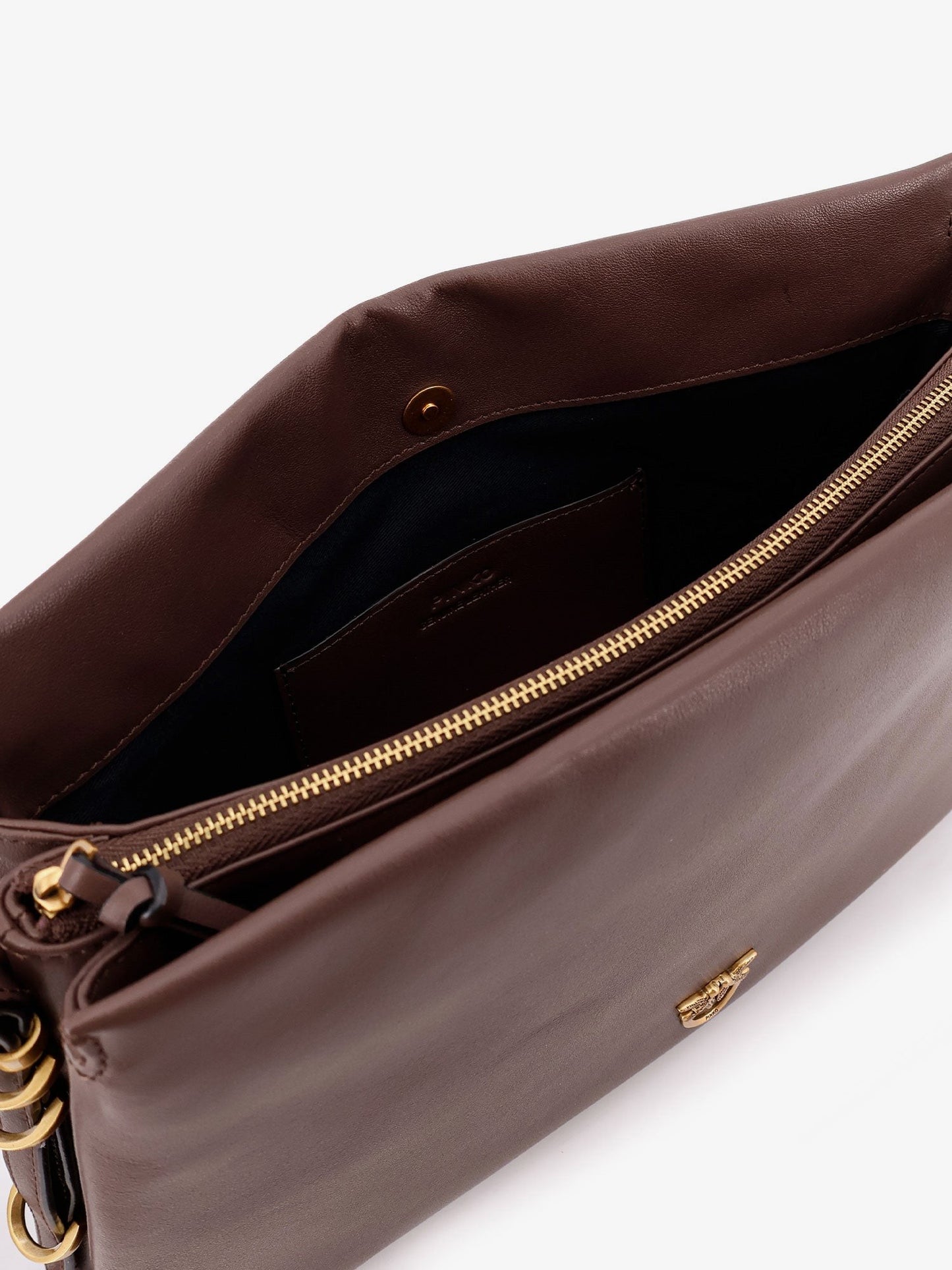 Pinko Triplet leather shoulder bag