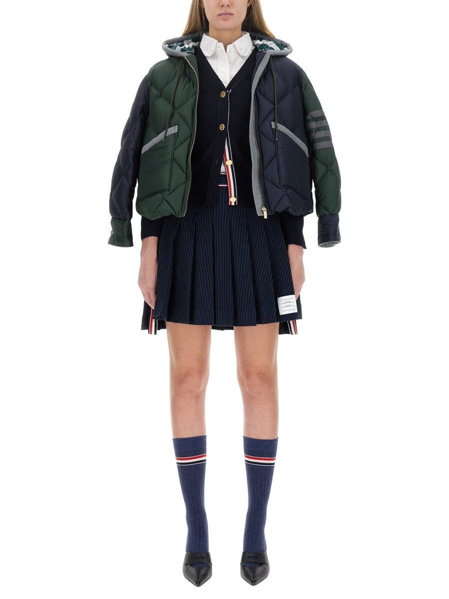 THOM BROWNE V-NECK CARDIGAN