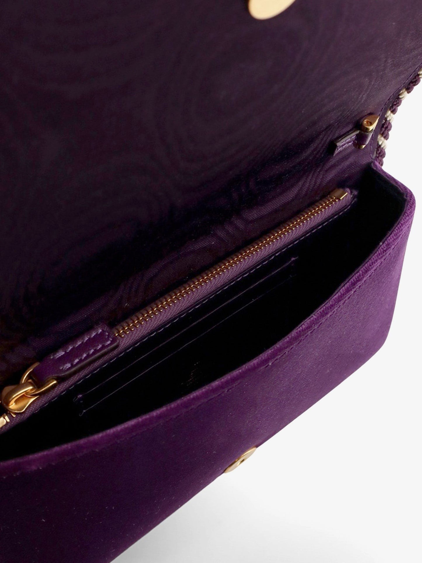 Valentino Garavani Valentino Garavani velvet bag/wallet with VLogo Signature detail