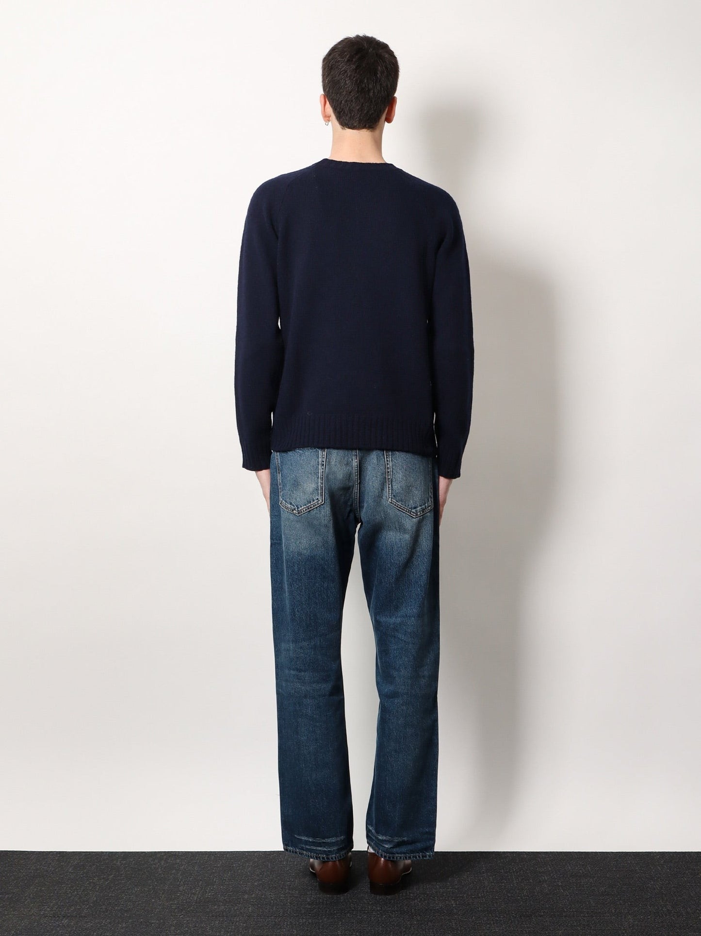 Valentino Virgin wool sweater with vlogo embroidery