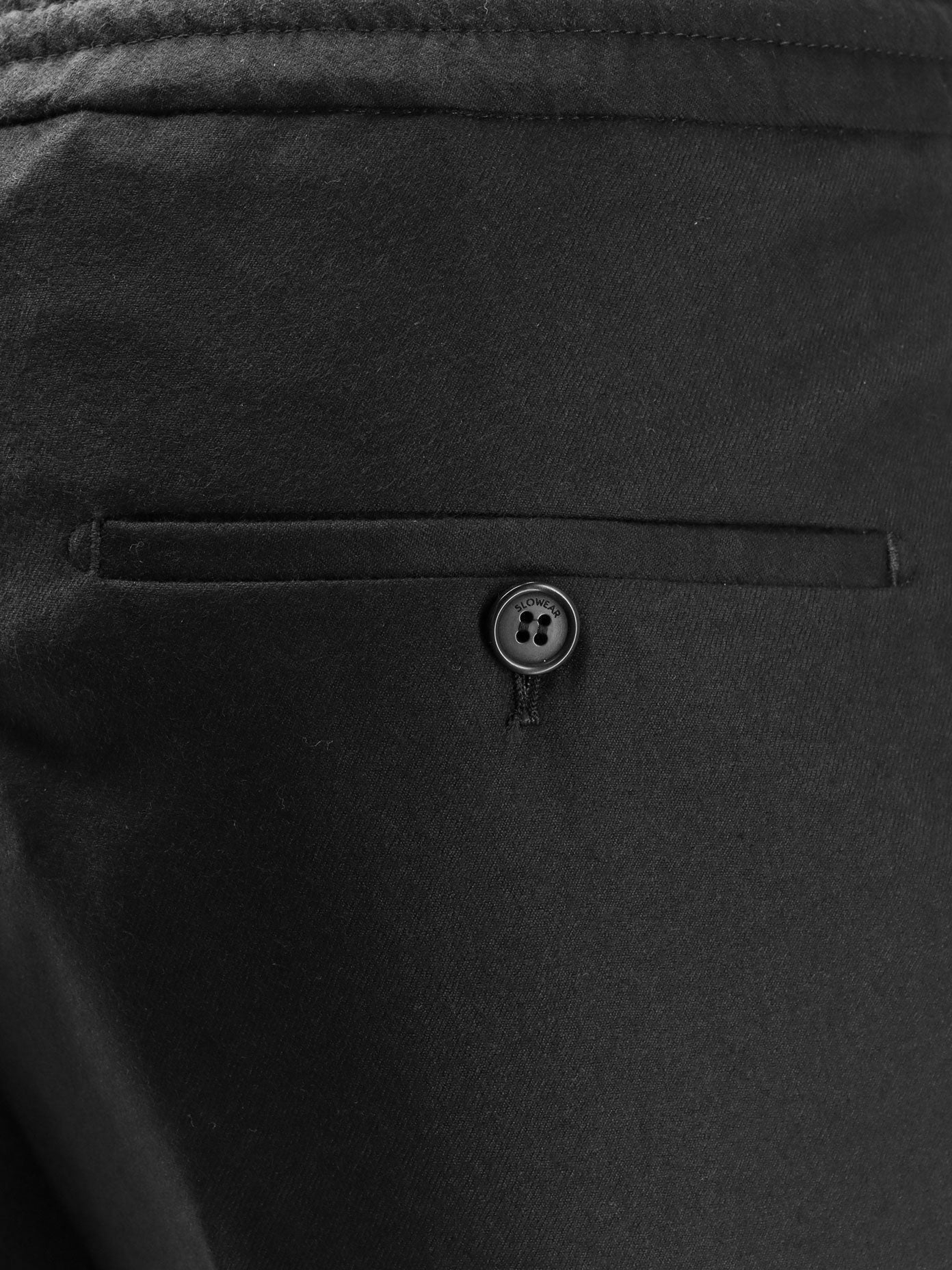 INCOTEX Virgin wool trousers with drawstring