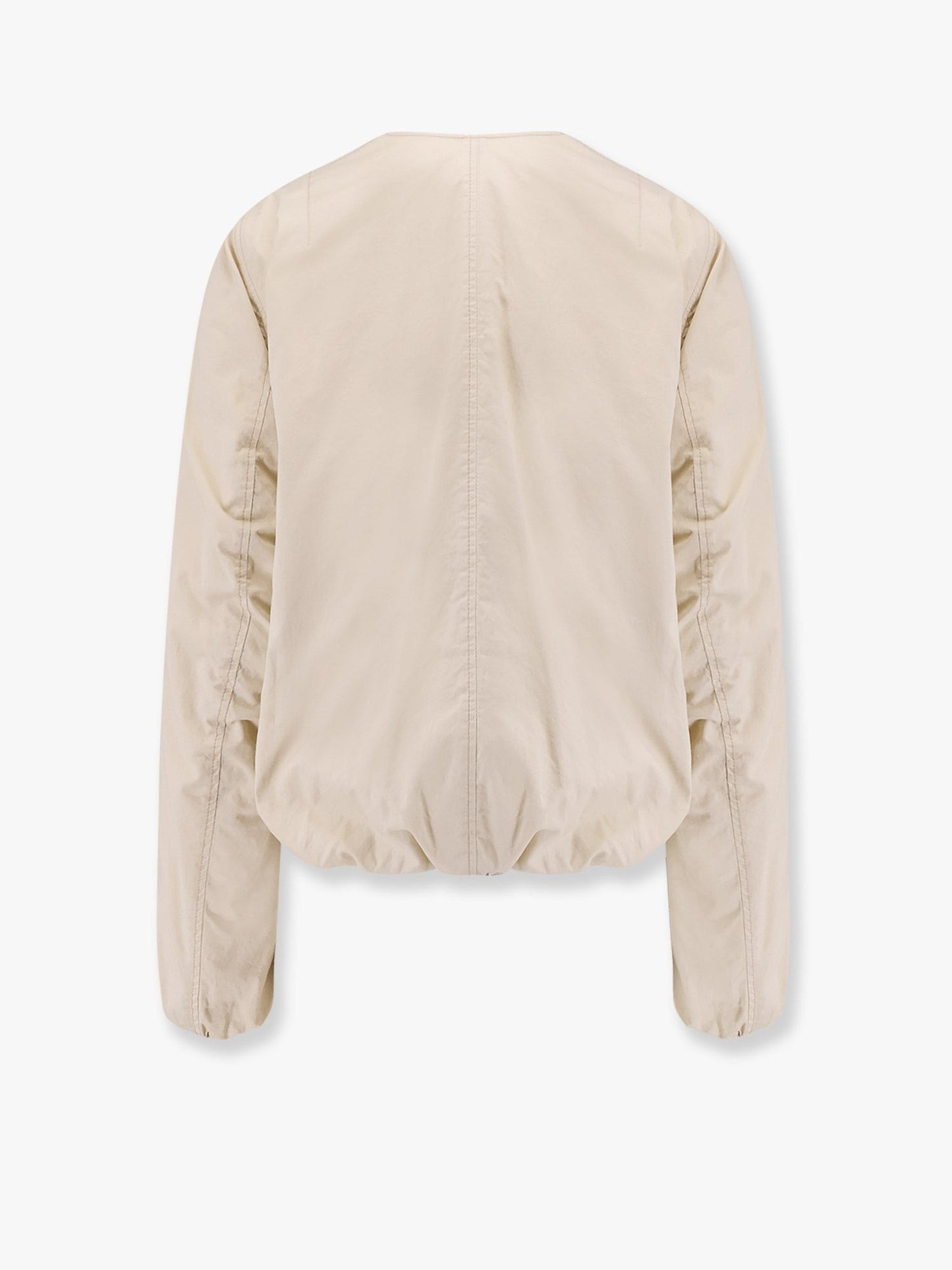 LEMAIRE Wadded blouson padded cotton satin jacket