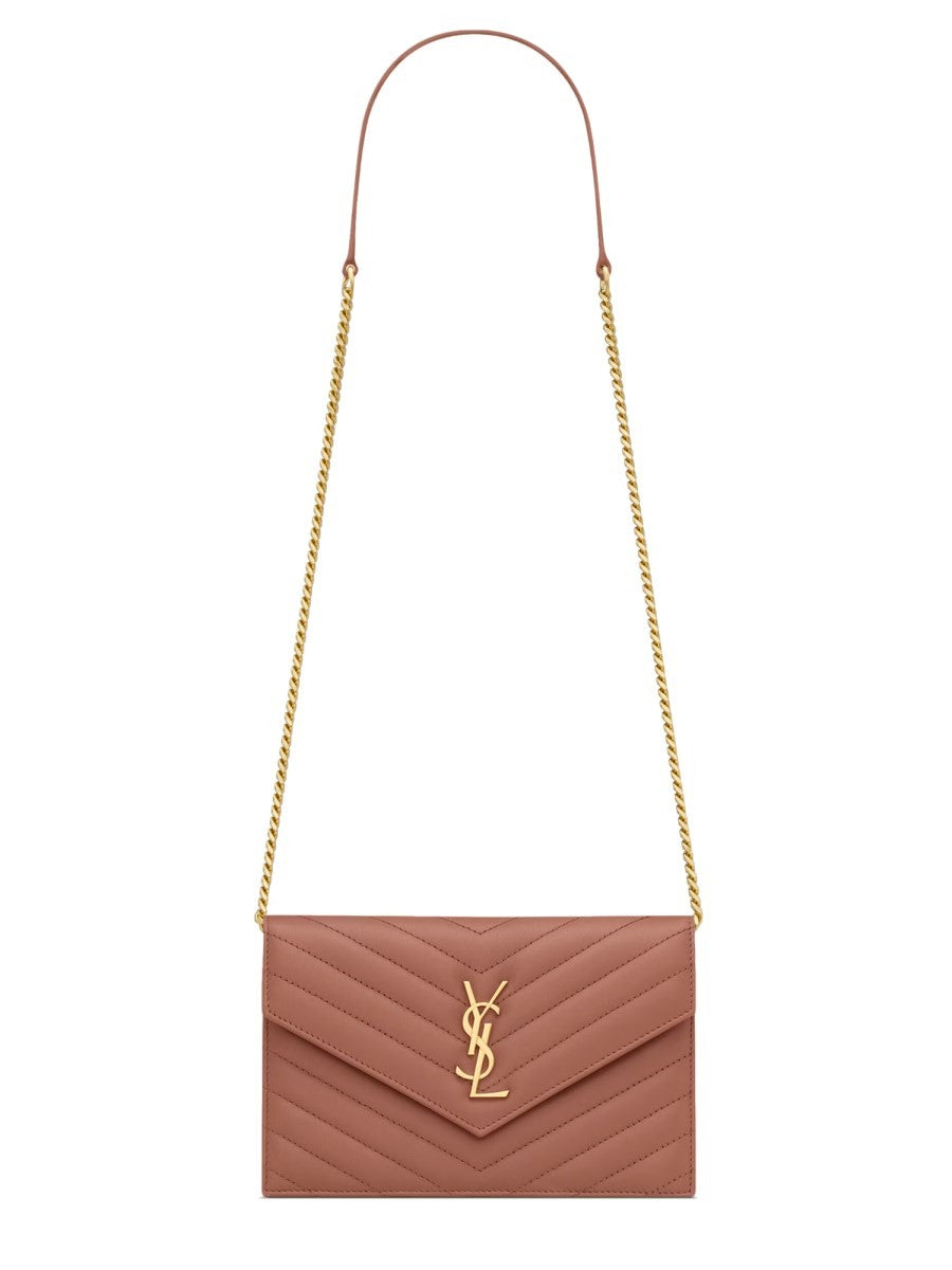 Saint Laurent WALLET WITH CHAIN "ENVELOPE CASSANDRE"