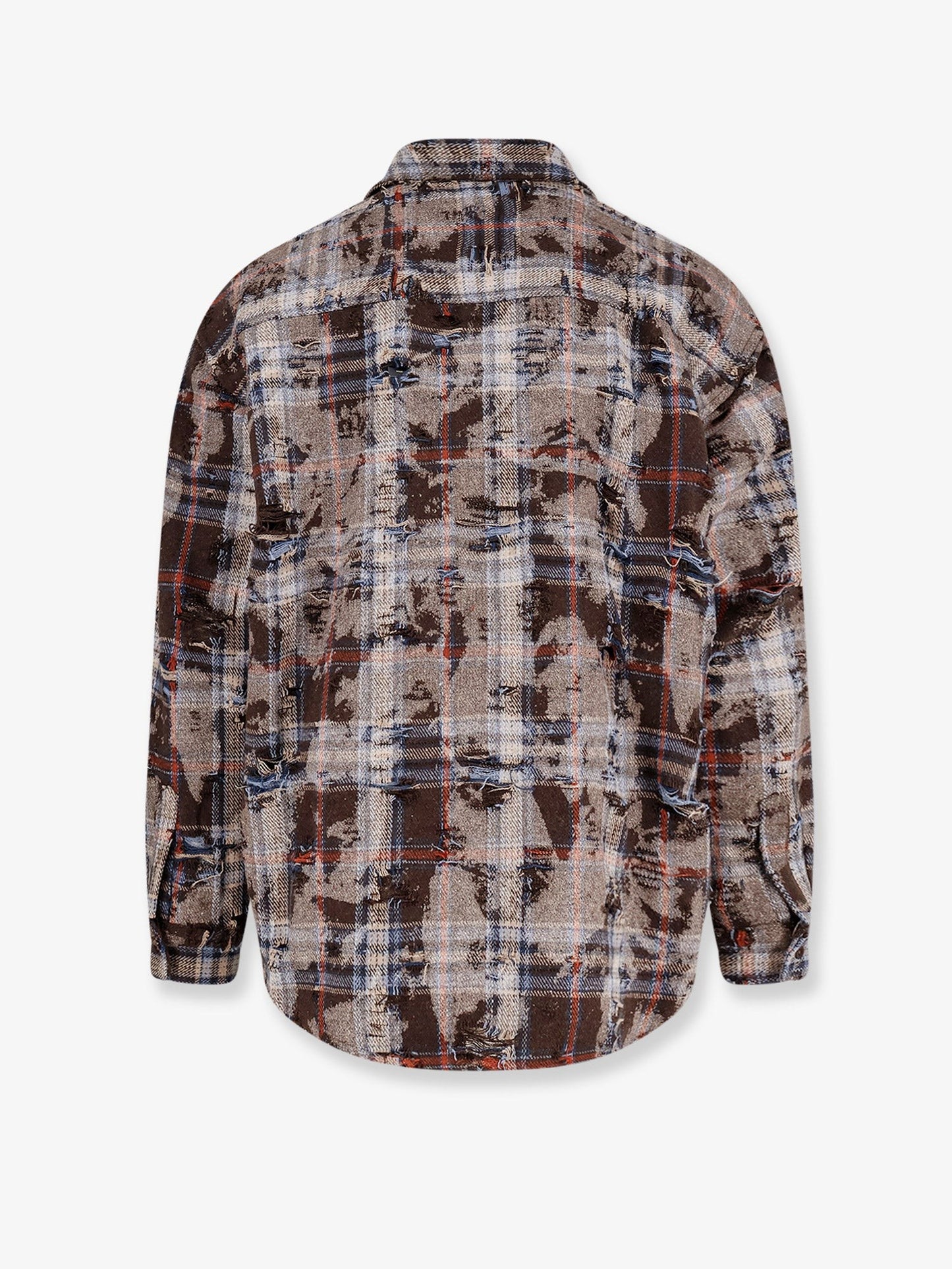 WOODBIRD WBJong Ripped shirt with destroyed effect
