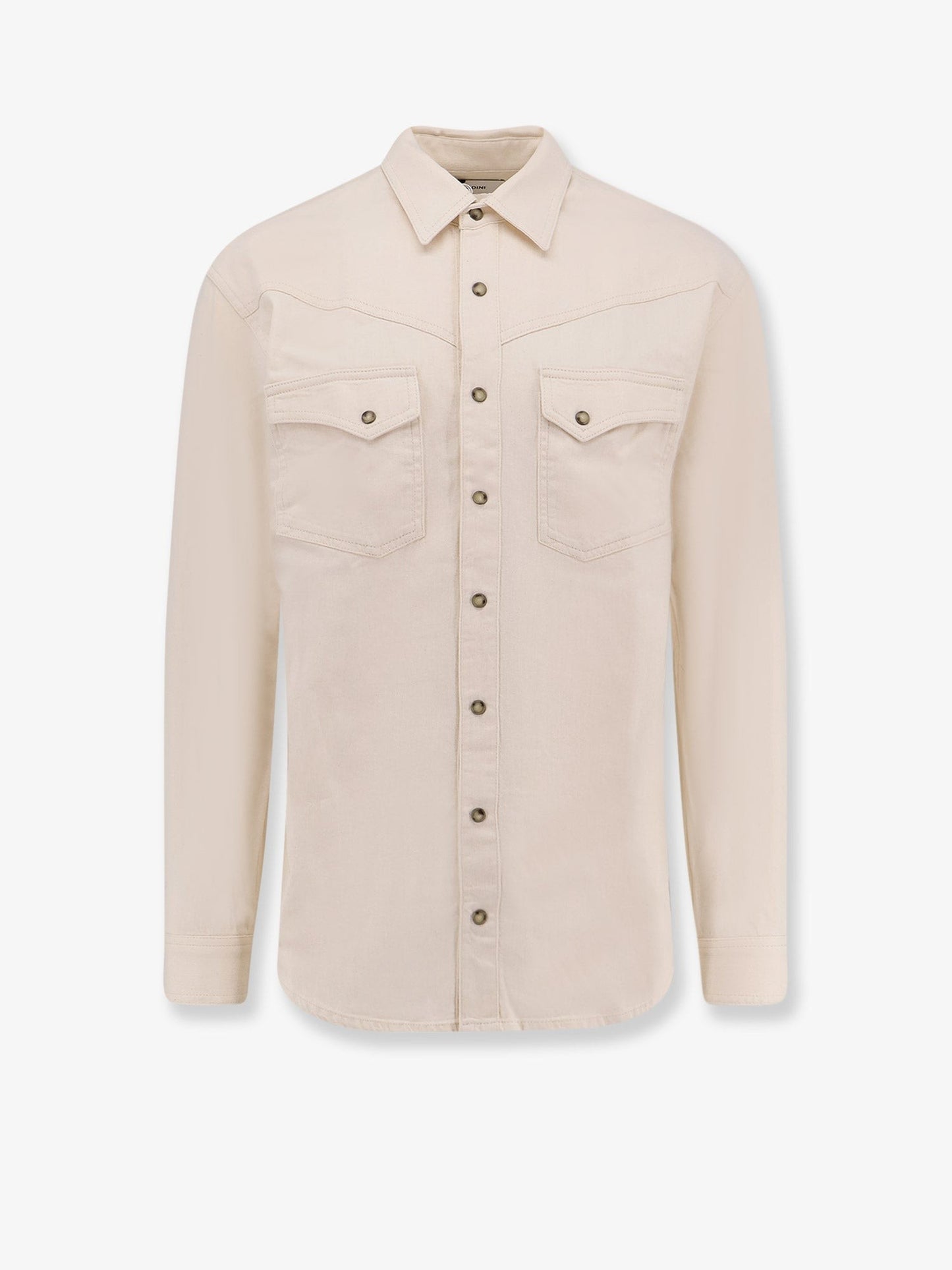 Lardini White denim shirt