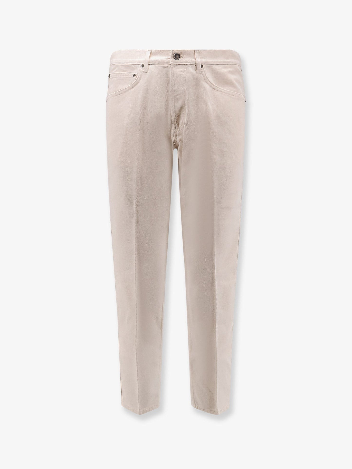 Lardini White denim trousers