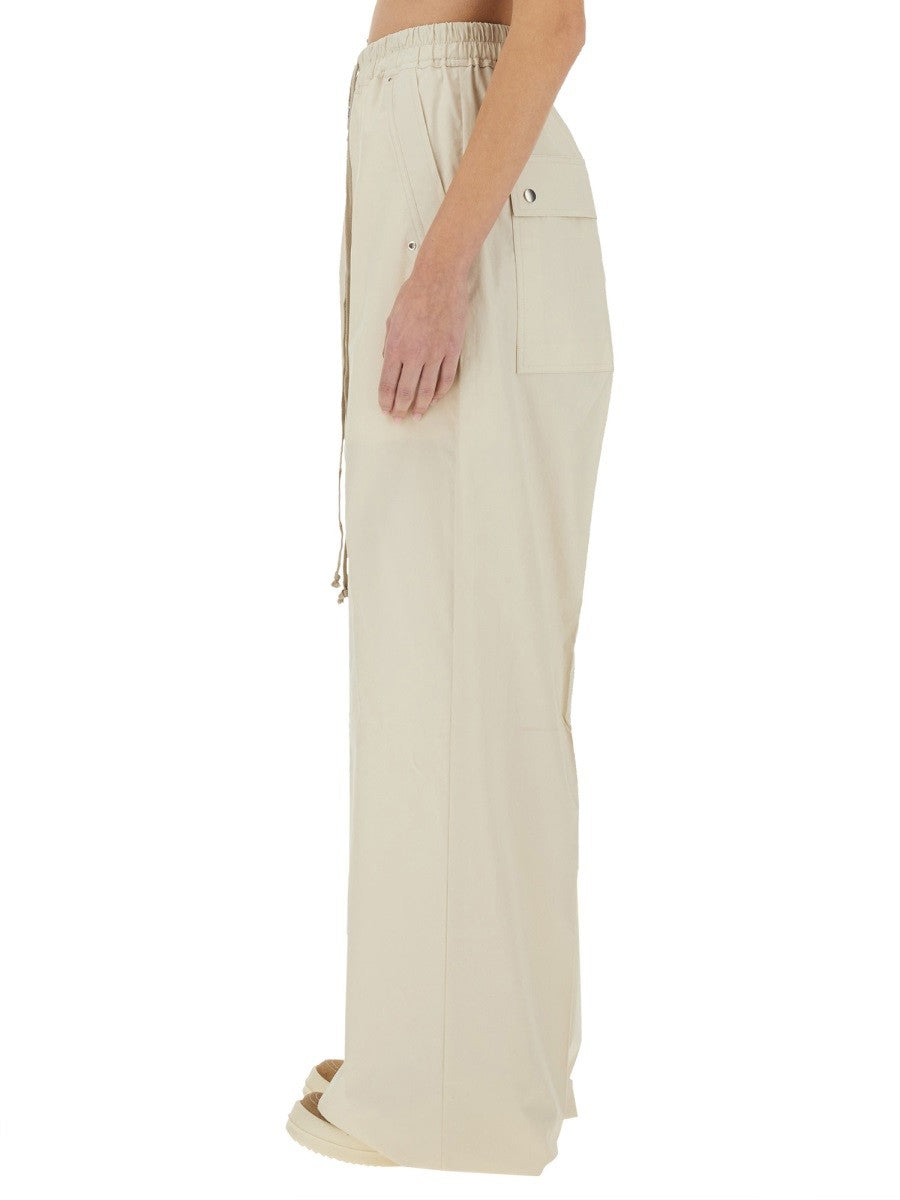 RICK OWENS WIDE LEG PANTS