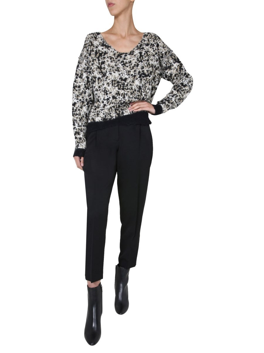 Saint Laurent WIDE NECK SWEATER