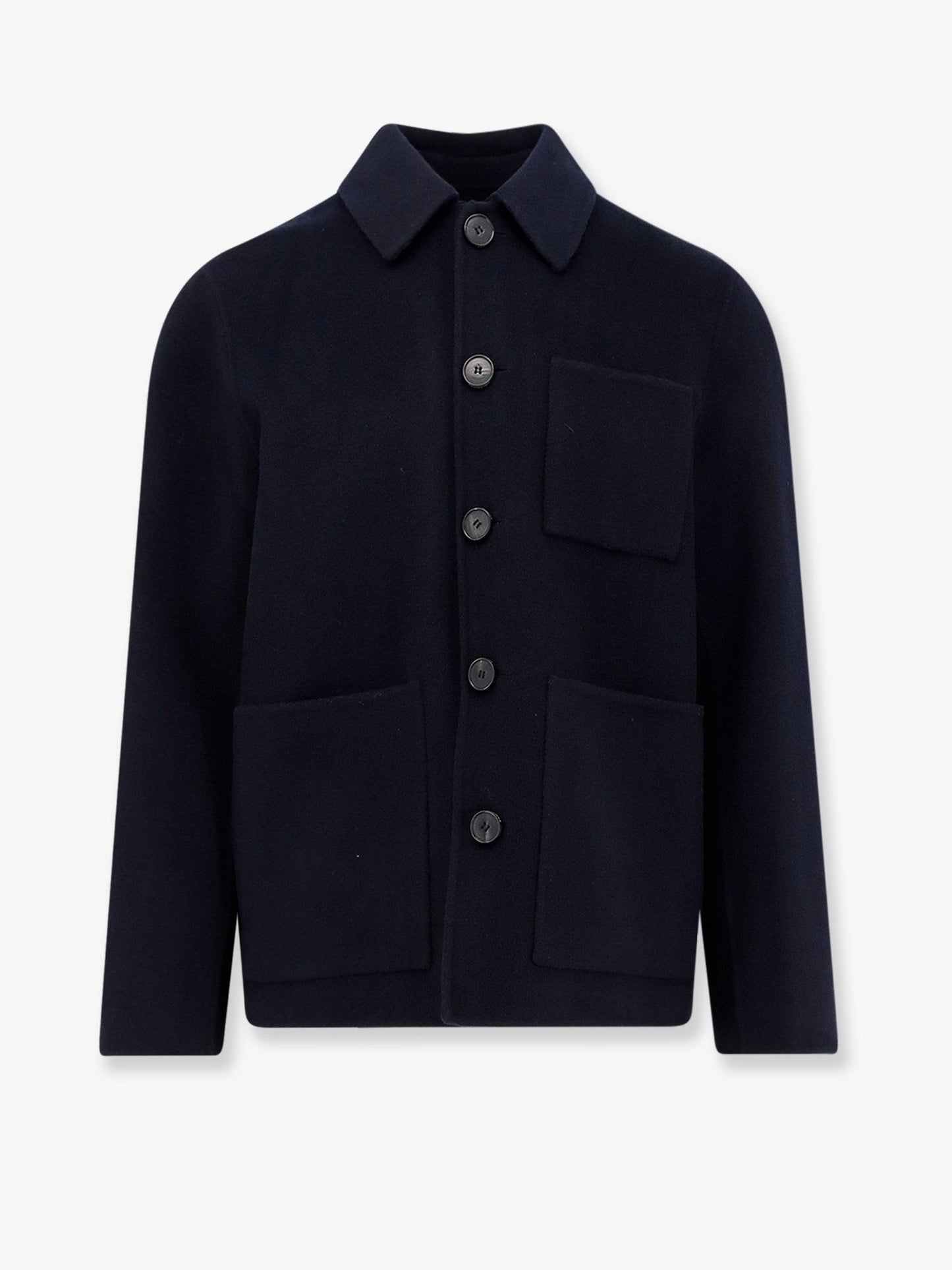 AMARANTO Wool and cashmere coat