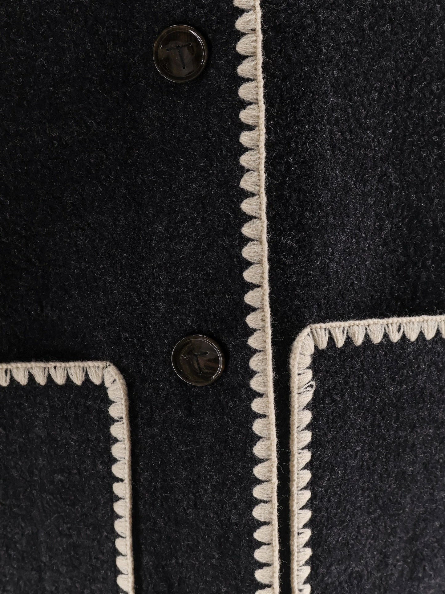 TOTEME Wool blend emboidered jacket