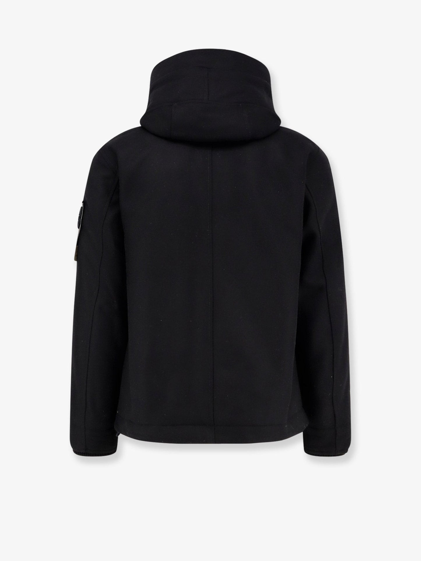 Stone Island Wool blend padded parka jacket