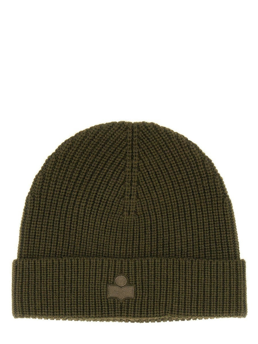 Isabel Marant WOOL HAT WITH LOGO PATCH