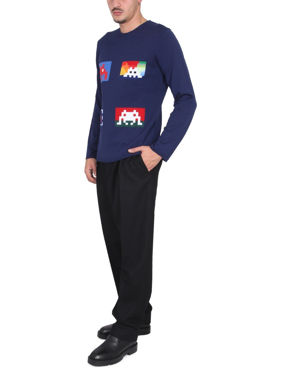 COMME DES GARCONS SHIRT WOOL JERSEY.
