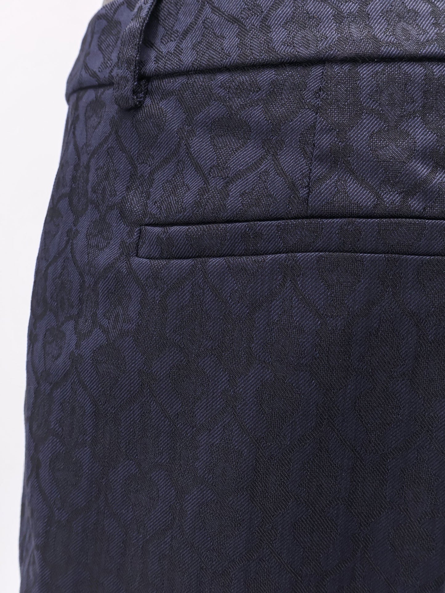 Etro Wool trousers with iconic motif