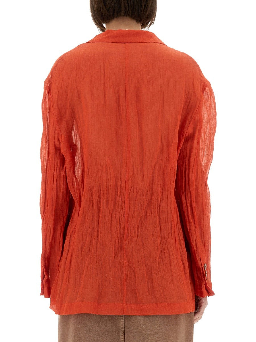 ALYSI WRINKLED EFFECT SHIRT