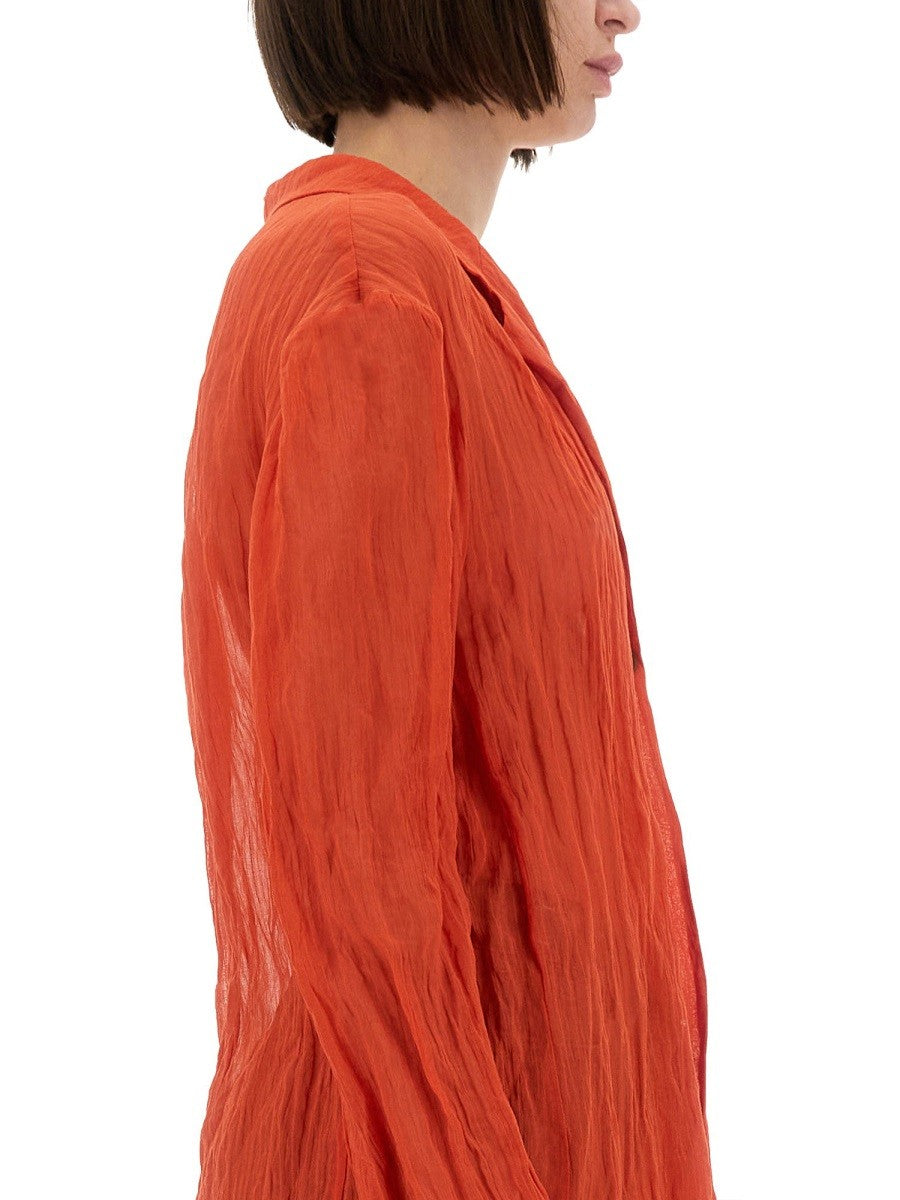 ALYSI WRINKLED EFFECT SHIRT