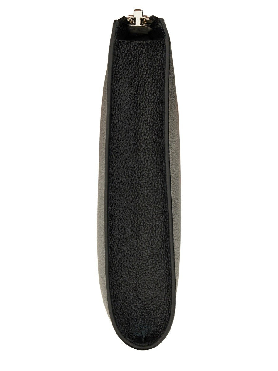 TOM FORD ZIPPERED LEATHER PORTFOLIO