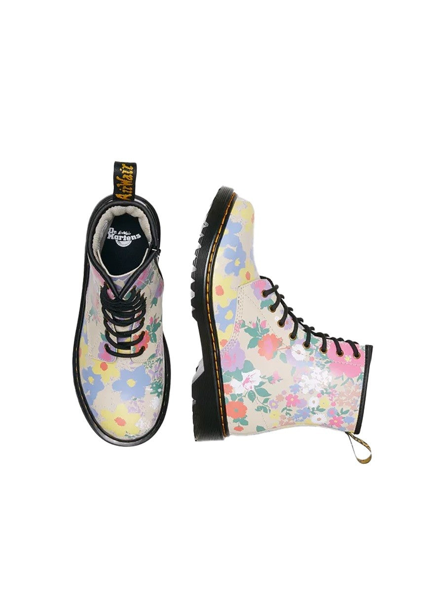 Dr Martens 1460 parchment floral mash up