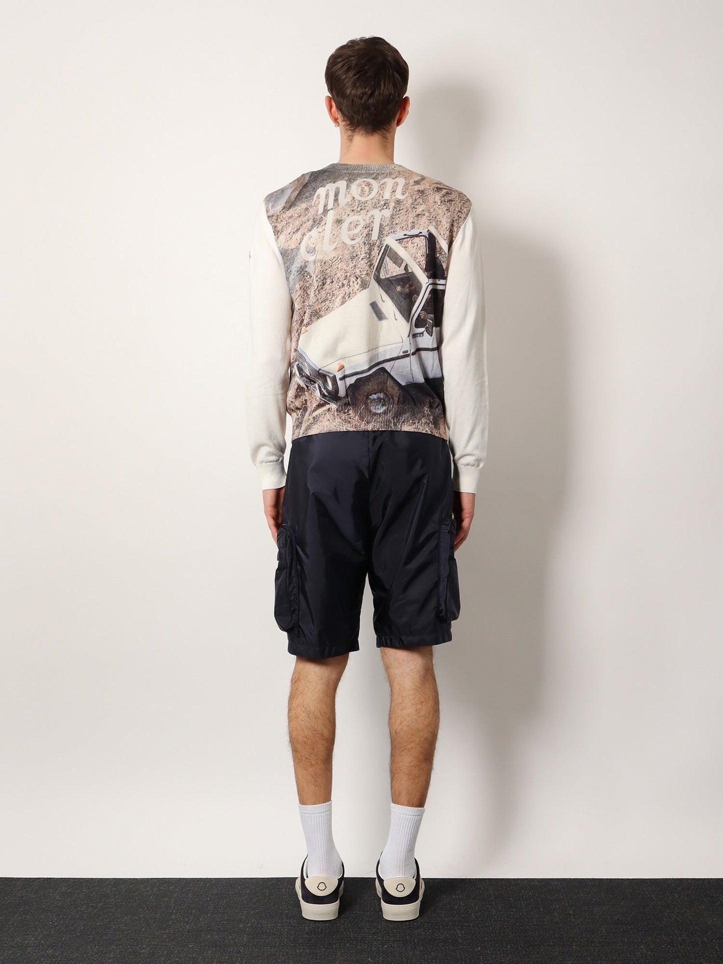 MONCLER GENIUS 3 Moncler Mercedes-Benz designed by Nigoldeneye cotton sweater