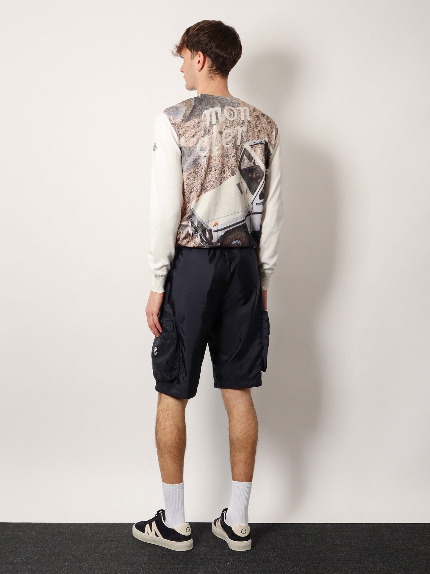 MONCLER GENIUS 3 Moncler Mercedes-Benz designed by Nigoldeneye cotton sweater