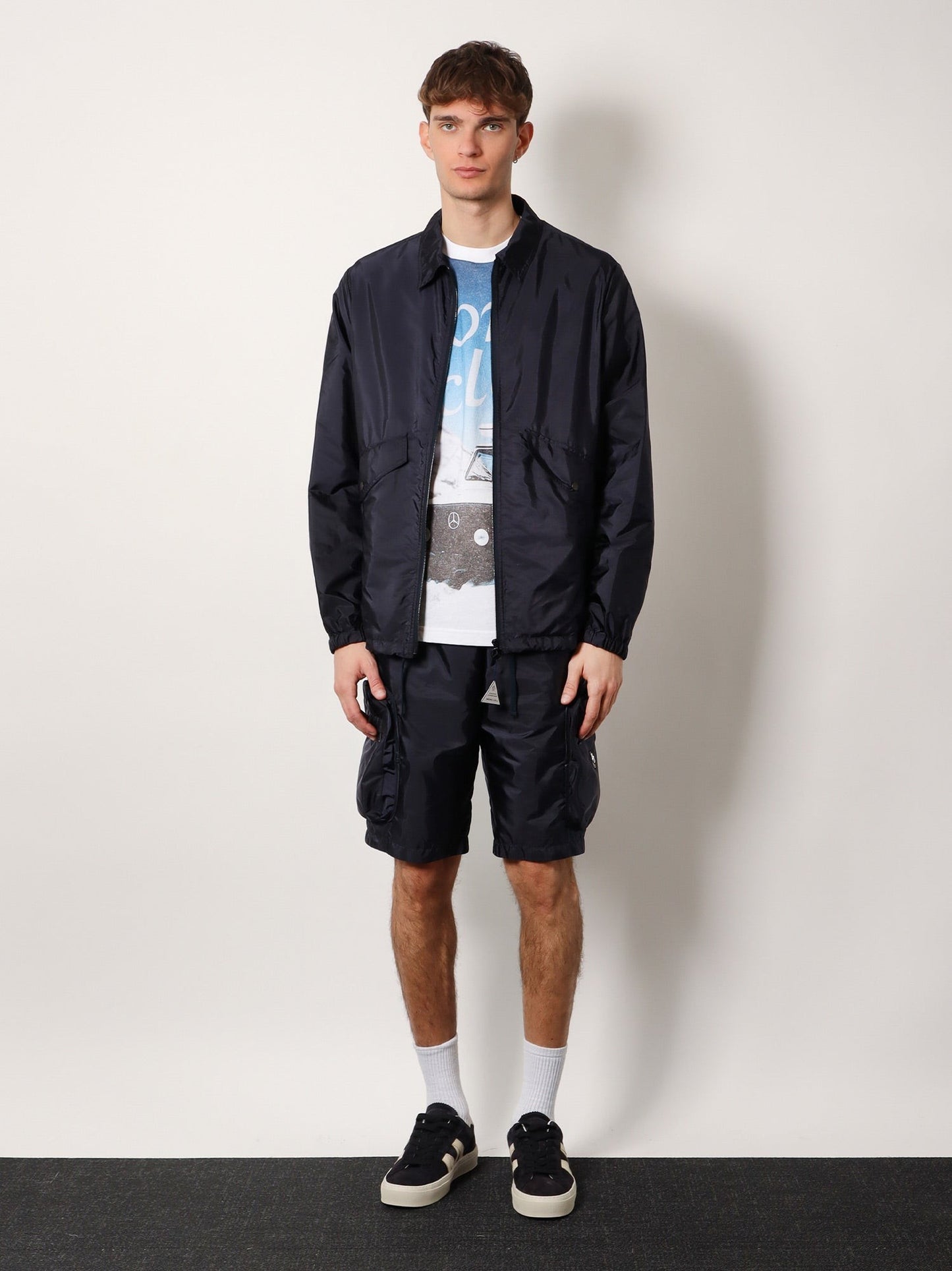 MONCLER GENIUS 3 Moncler Mercedes-Benz designed by Nigoldeneye cotton T-shirt