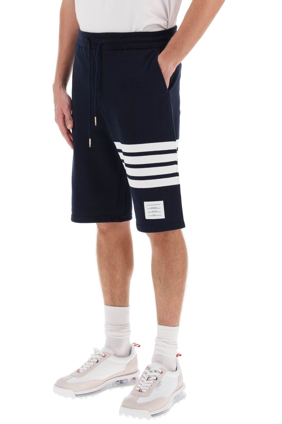 THOM BROWNE 4-bar sweat shorts