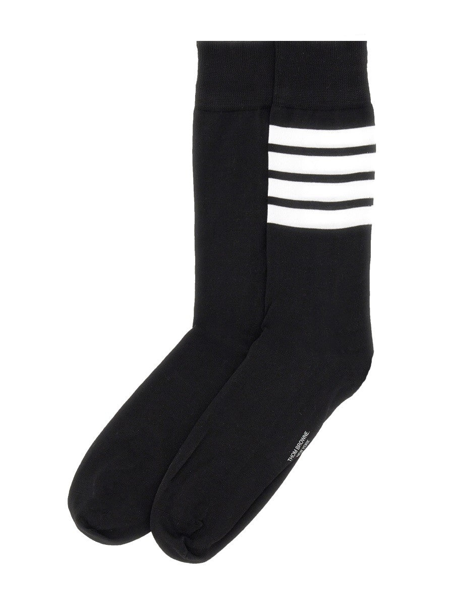 THOM BROWNE 4BAR SOCKS.