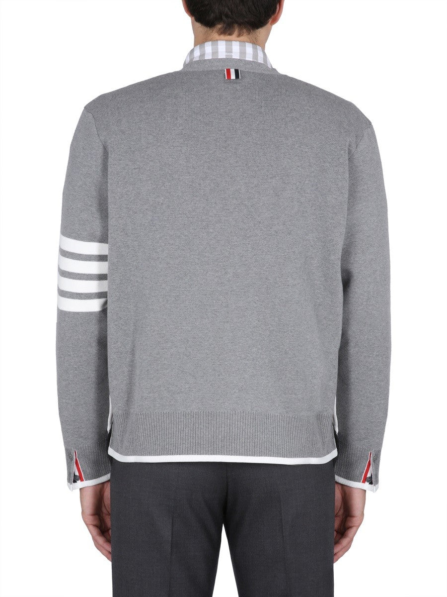 THOM BROWNE 4BAR STRIPE CARDIGAN