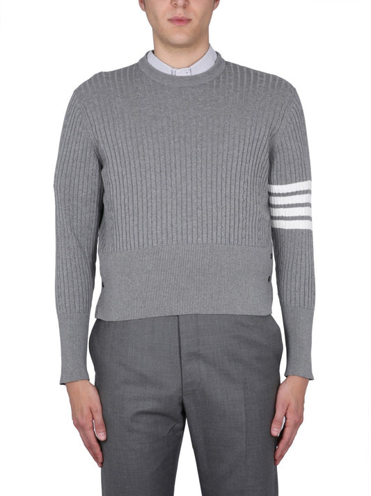 THOM BROWNE 4BAR STRIPE JERSEY