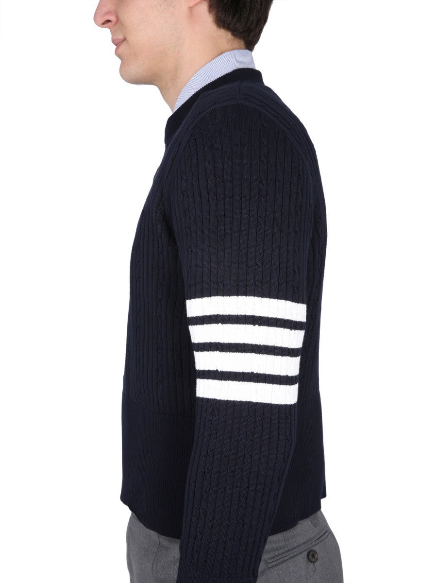 THOM BROWNE 4BAR STRIPE JERSEY