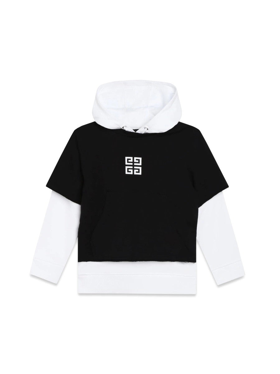 Givenchy 4g hoodie with contrasting hood and sleeves