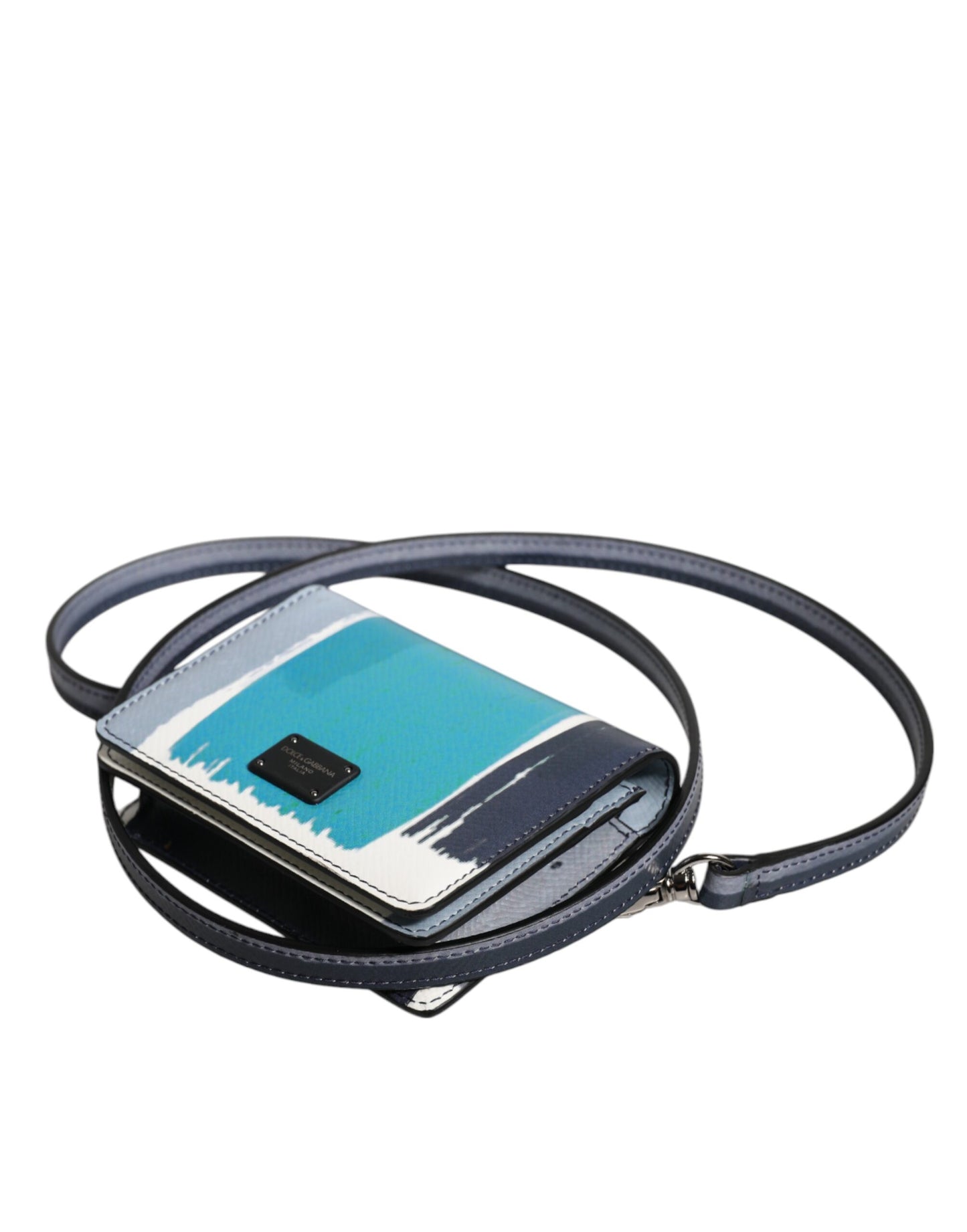 Dolce & Gabbana Multicolor Leather DG Logo Bifold Card Holder Wallet