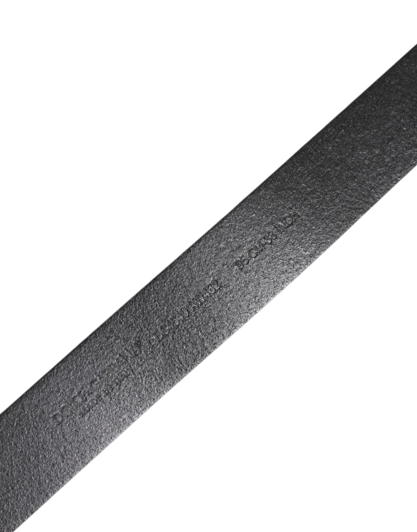 Dolce & Gabbana Black Classic Leather Metal Buckle Belt