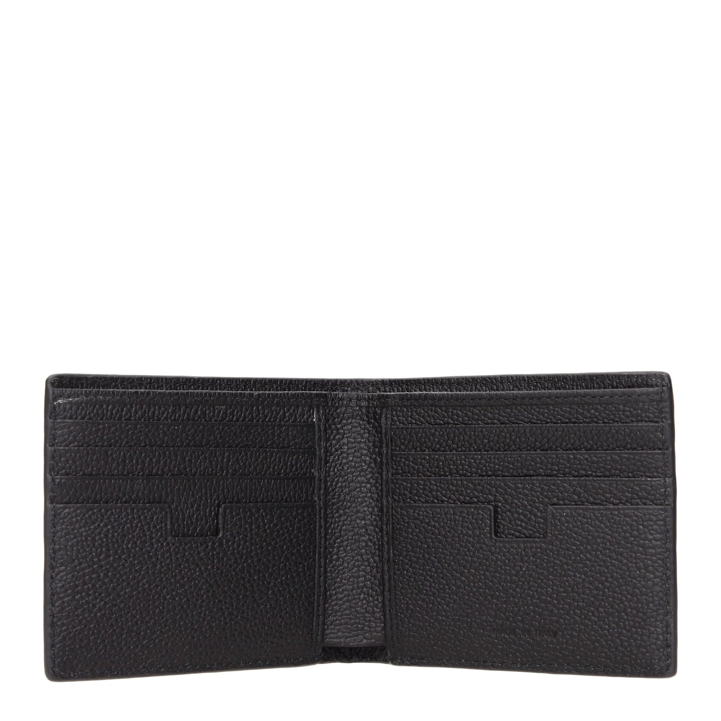 Testoni Black Leather Wallet