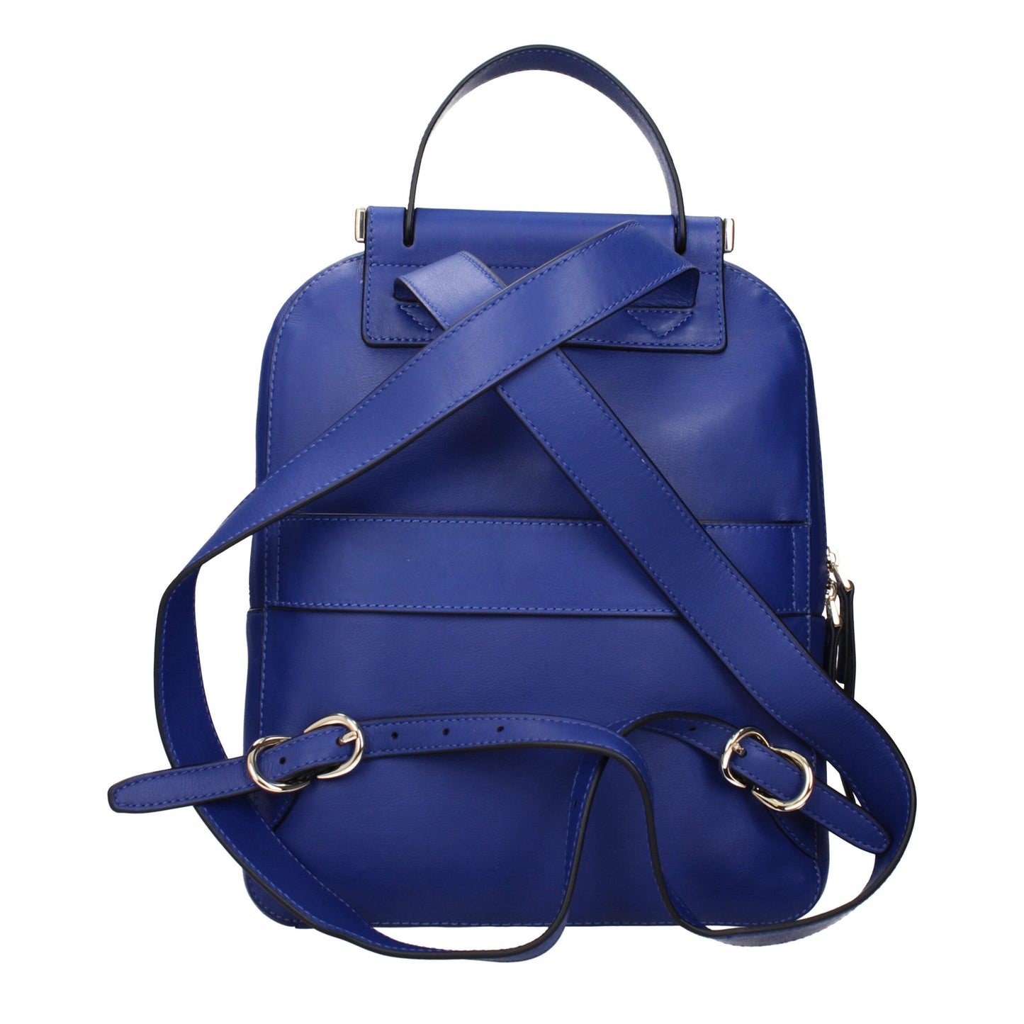 Piquadro Blue Leather Backpack