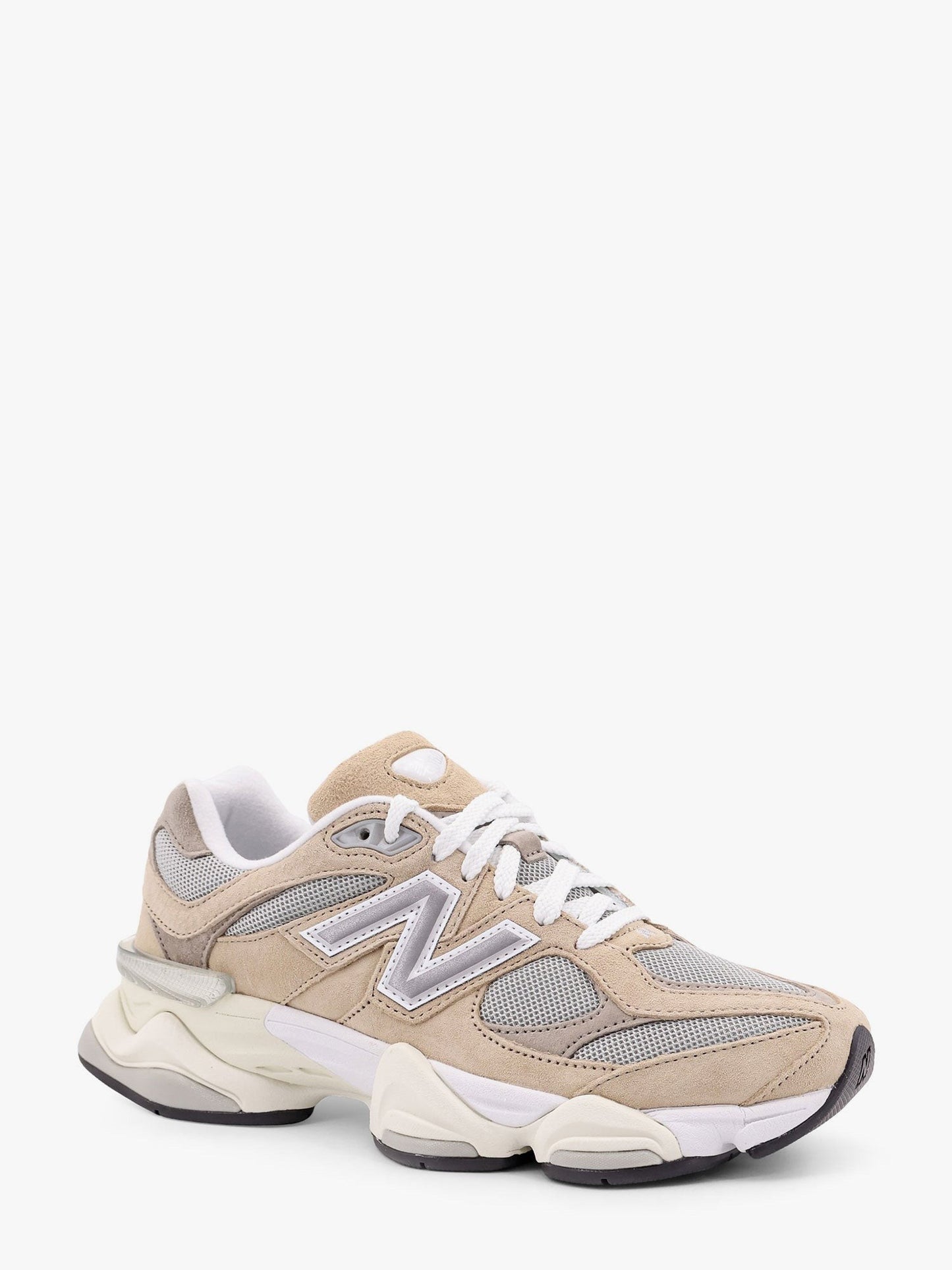 New Balance 9060 low-top mesh and suede sneakers