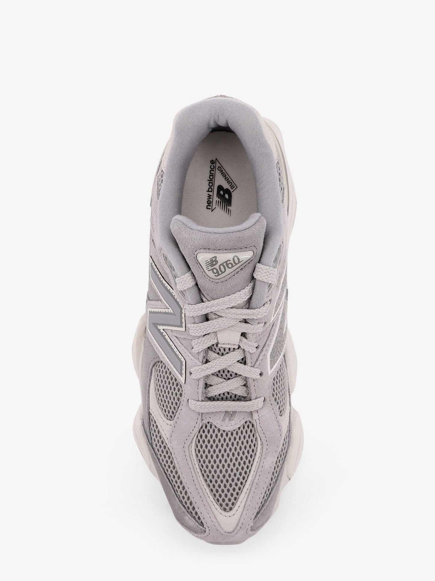 New Balance 9060 low-top mesh and suede sneakers