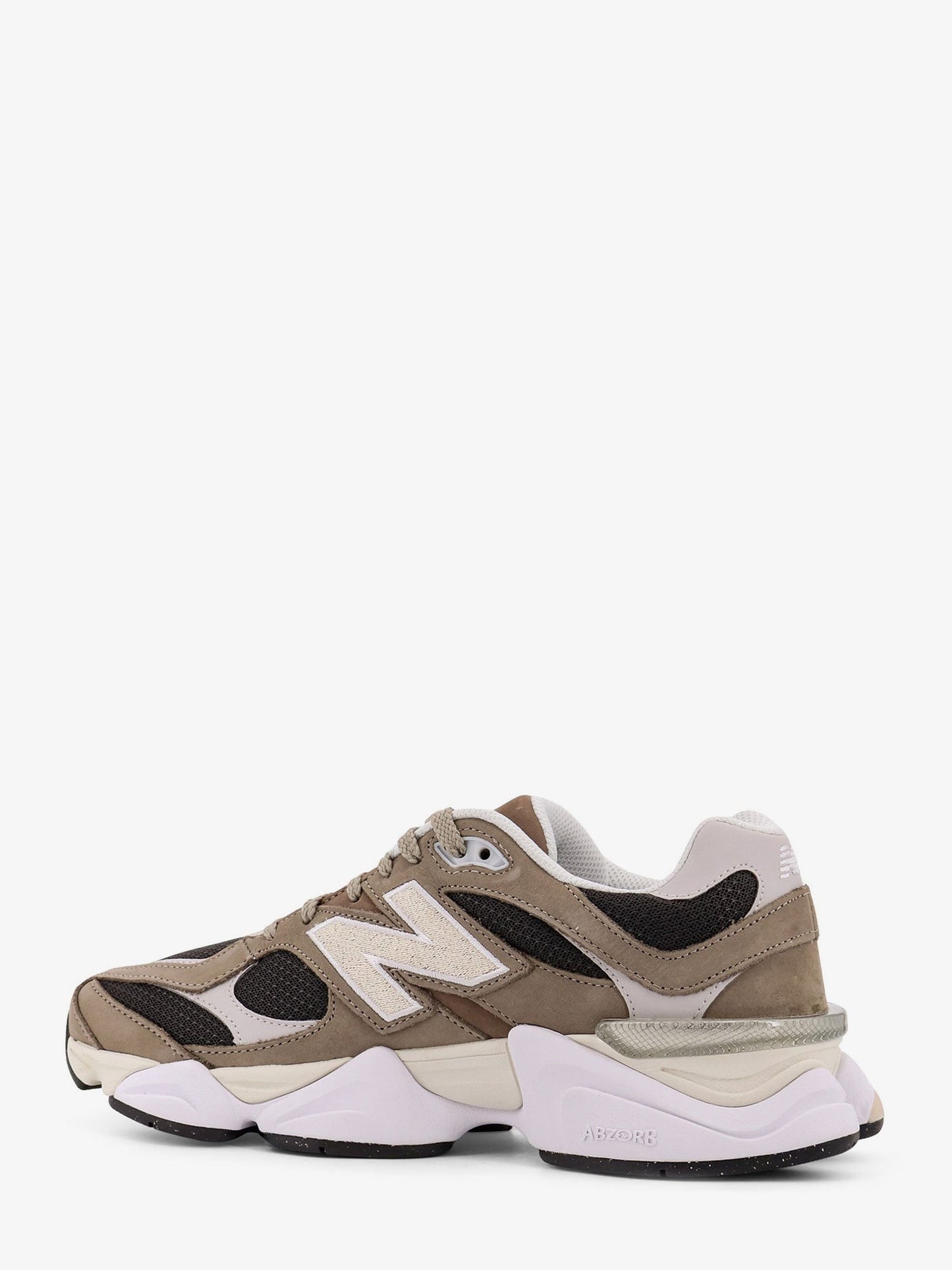 New Balance 9060 low-top mesh sneakers with suede interts