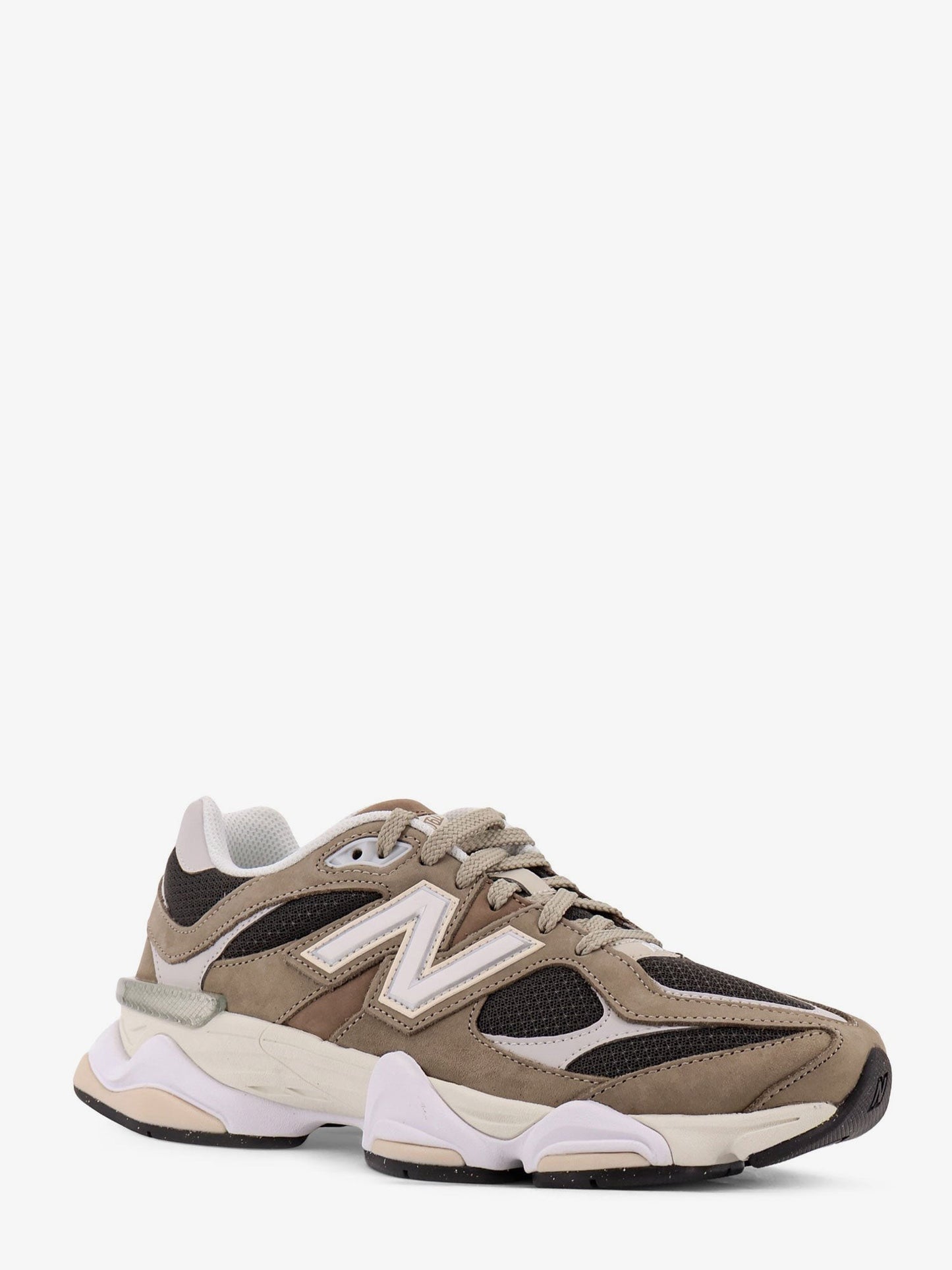 New Balance 9060 low-top mesh sneakers with suede interts