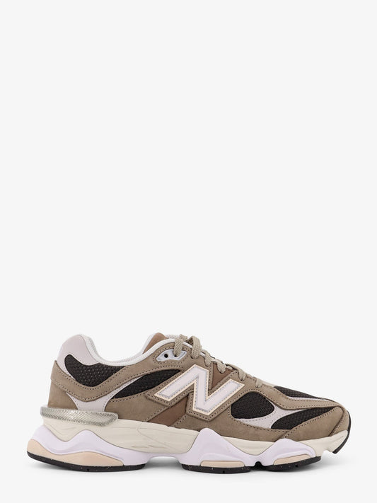 New Balance 9060 low-top mesh sneakers with suede interts