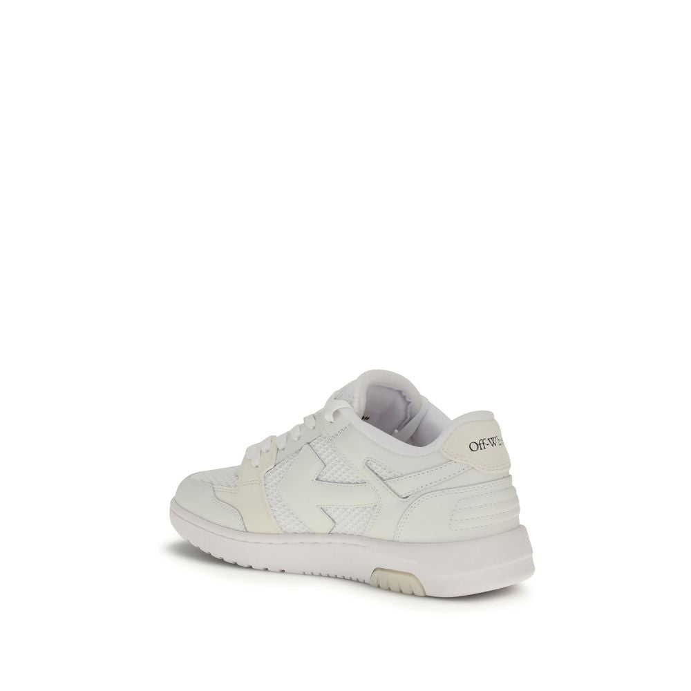 Off-White White Calf Leather Bos Taurus Low Top Sneakers